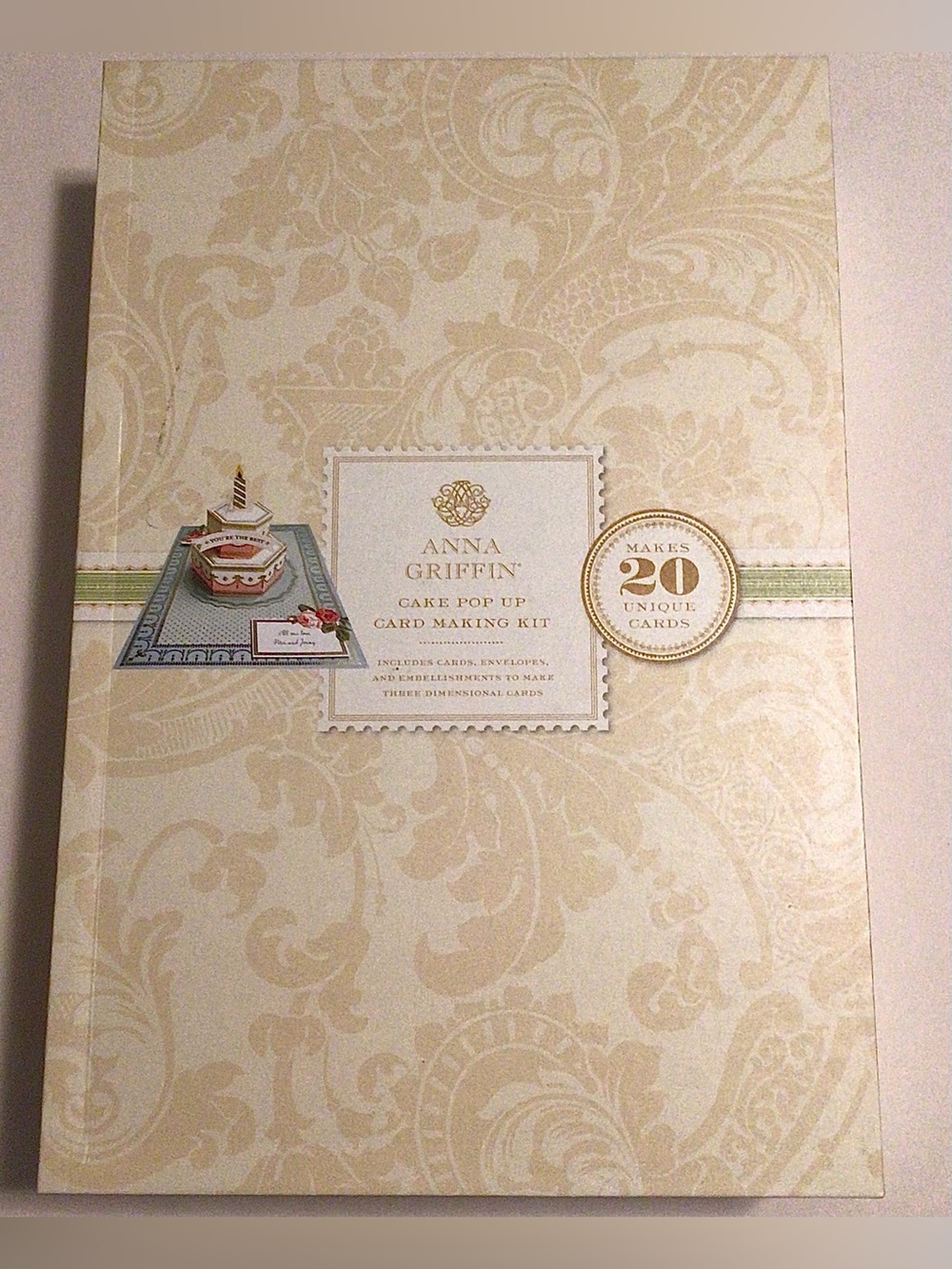 Anna Griffin AG1079 3D Cake Pop Up Card Making Kit INCOMPLETE WILL MAKE 19 cards